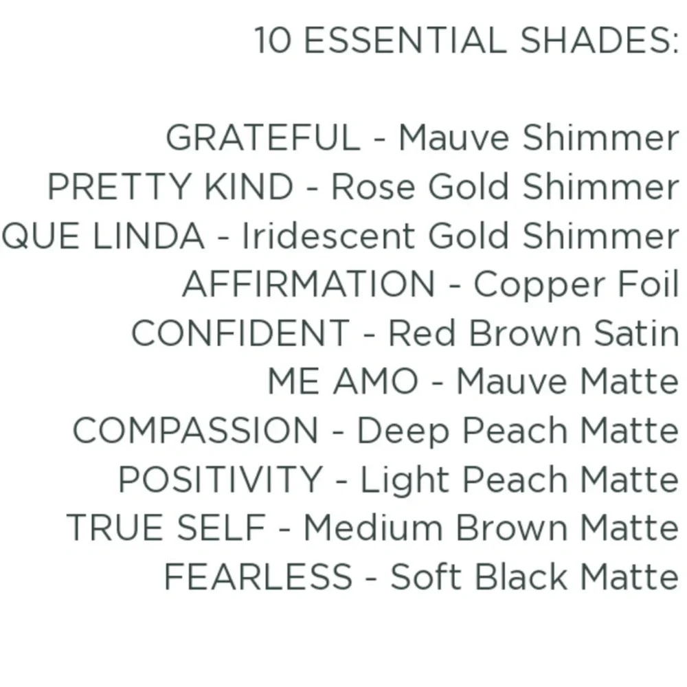 Dominique cosmetics essential palette new in box